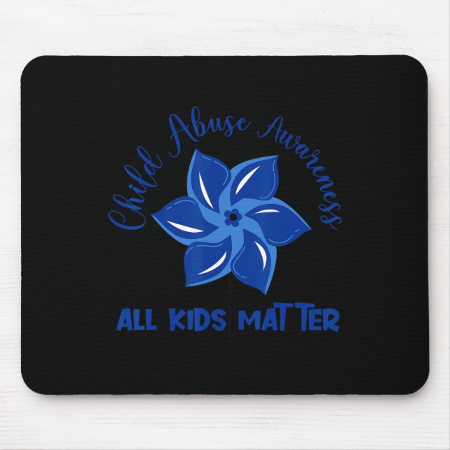 Mousepad Todas as Crianças Problemas com o Abuso de Criança (Frente)