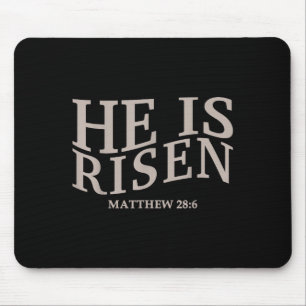 Mousepad Toddler Ele É Risen Páscoa Cristã Irmã Da