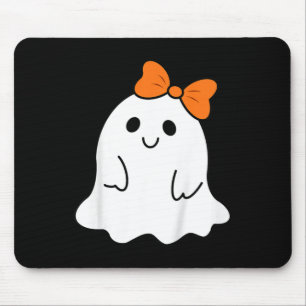 Mousepad Toddler Halloween Fantasma Com Um Arco De Meninas 