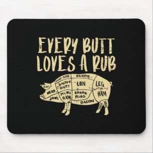 Mousepad Todo Bumbum Adora Um Churrasco De Porco Engraçado 