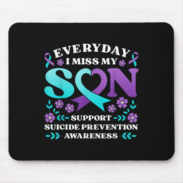 Mousepad Todo Dia Eu Sinto Falta Do Meu Filho Apoio À Preve (Frente)