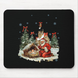 Mousepad Todo Joelho Se Dobrará Cena Engraçada de Natal
