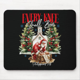 Mousepad Todo Joelho Se Dobrará Cristão Jesus Feliz Natal