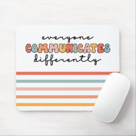 Mousepad Todos Coloridos Comunicam Diferentemente