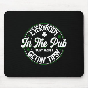 Mousepad Todos no Pub Ficam Bêbados no Dia de São Patrício