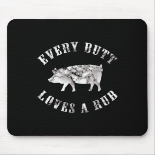 Mousepad Todos Os Bumbuns Adoram Homens Engraçados Pork Smo
