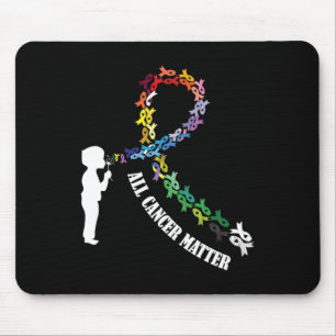 Mousepad Todos os Canceres importam a consciência dizendo n