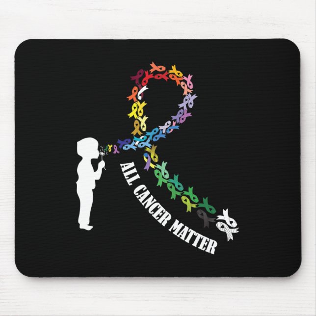 Mousepad Todos os Canceres importam a consciência dizendo n (Frente)
