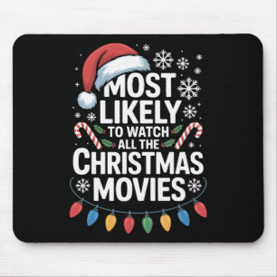 Mousepad Todos Os Filmes De Natal Mais Susceptíveis De Ver