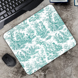 Mousepad Tóile de jouy, galinha-do-mar