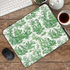 Mousepad Tóile de jouy verde legista