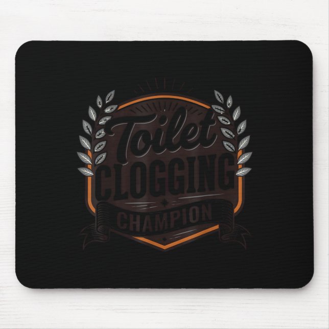 Mousepad Toilet Clogging Chamon  (Frente)