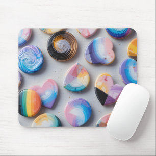 Mousepad Tokens de Identidade de abstrato