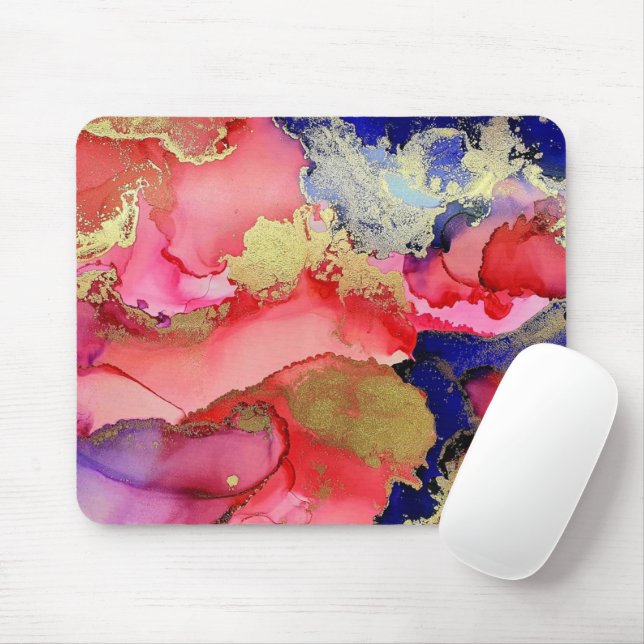 Mousepad Tom de Joias de abstrato Art (Com mouse)