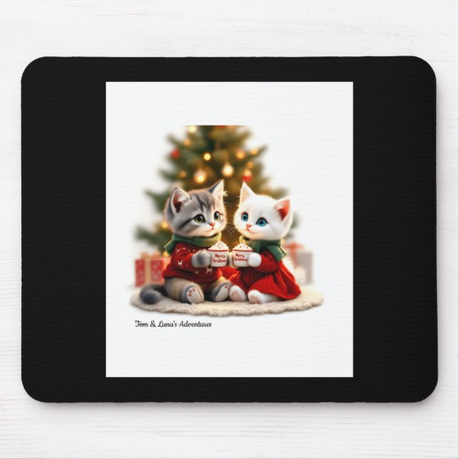 Mousepad Tom Luna Cozy Christmas Cocoa  (Frente)