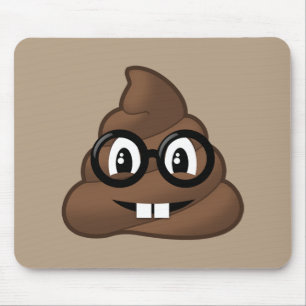 Mousepad Tombadilho Emoji dos vidros do nerd