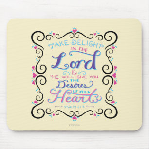 Mousepad Tome o prazer no senhor