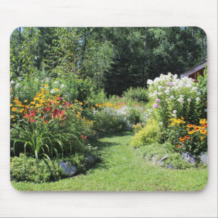 Mousepad Tome o trajeto do jardim da casa de campo!