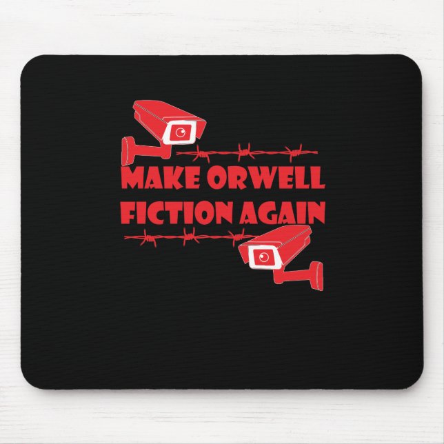 Mousepad Tome Orwell Ficion Novamente (Frente)