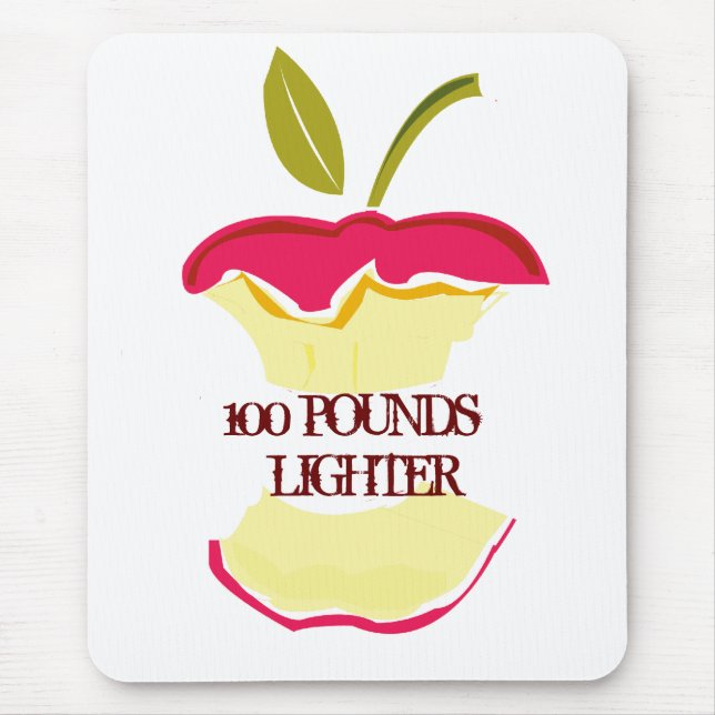 Mousepad Tome uma dieta da nutrição de Apple da perda de (Frente)