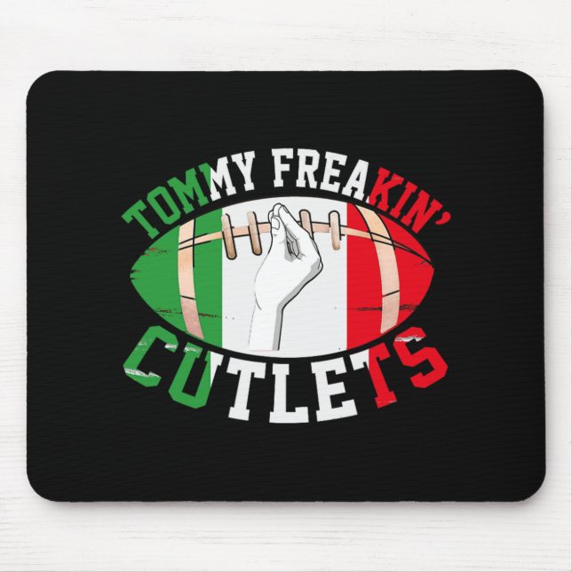 Mousepad Tommy Freakin' Cutlets Engraçados Nova Jersey Band (Frente)