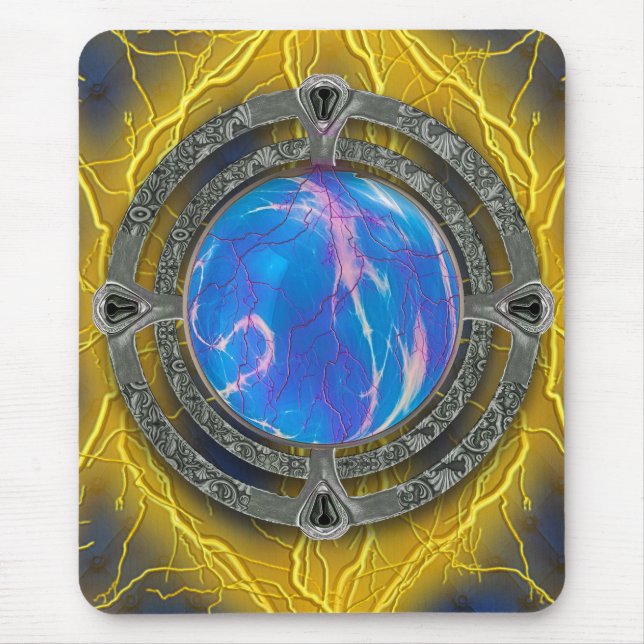 Mousepad Tomo Místico Antigo de Feitiços Mágicos & Poções 7 (Frente)