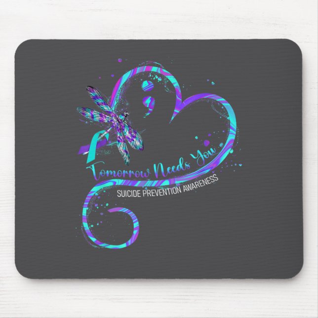Mousepad Tomorrow Needs You Suicide Prevention Awareness Dr (Frente)