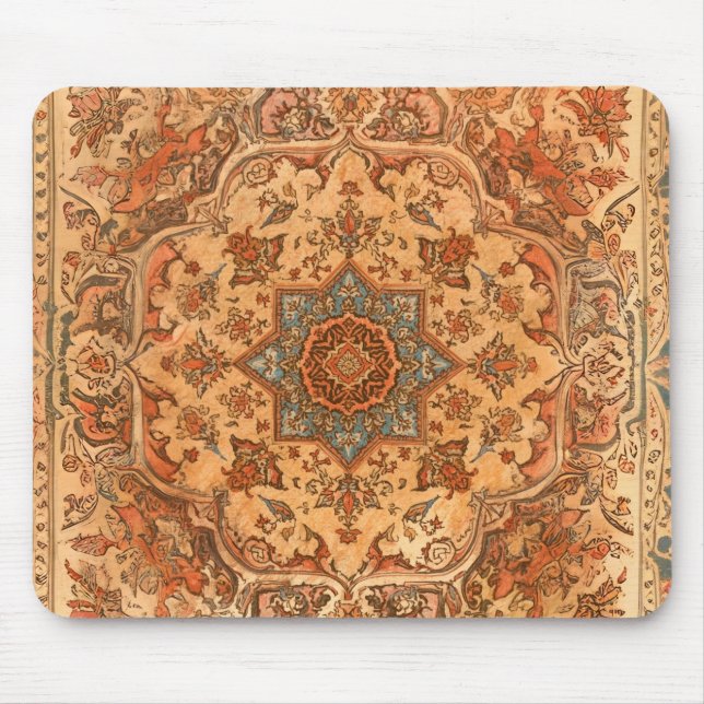 Mousepad Tones Aquecidos De Estilo De Tabriz Persa (Frente)