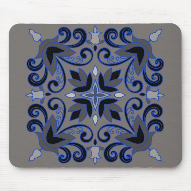 Mousepad Tons de Cinza (Frente)