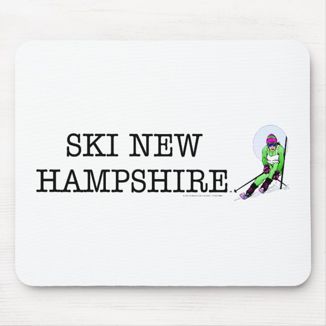 Mousepad Top Ski New Hampshire (Frente)