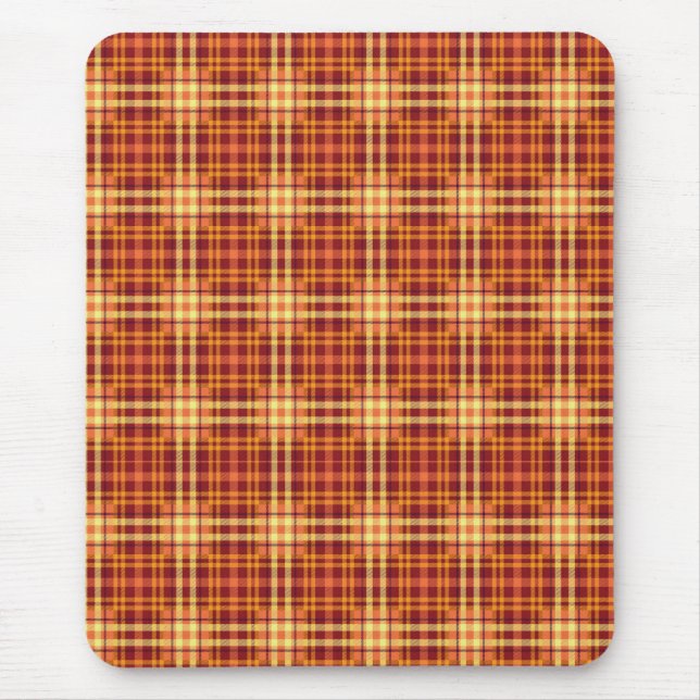 Mousepad Topo do Padrão de Textura do Tecido de outono (Frente)