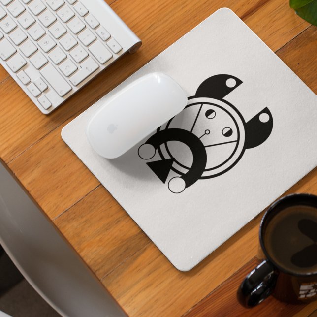 Mousepad Tora Geométrica Tiger Zodiac (Work fierce, click with tiger focus)