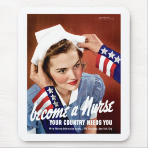 Mousepad Torna-se uma enfermeira
