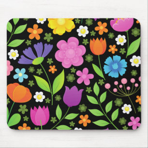 Mousepad Torne Coloridas Flores Positivas