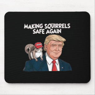 Mousepad Torne Esquilos Seguros Novamente Trump 2024 