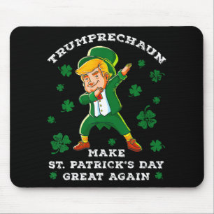 Mousepad Torne o Dia de São Patrício Grande Novamente Diver