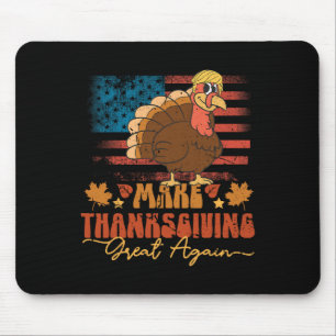 Mousepad Torne o Excelente de Ação de Graças Novamente Engr