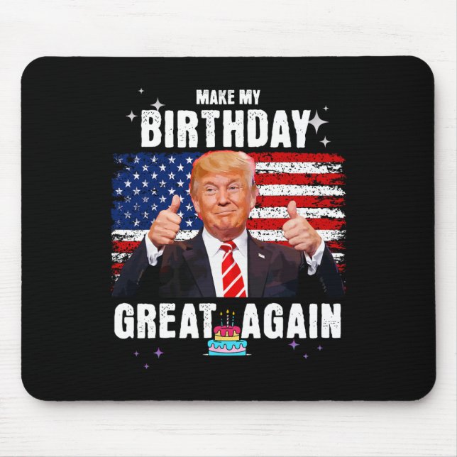 Mousepad Torne O Meu Excelente De Aniversário Novamente Eng (Frente)