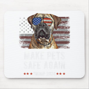 Mousepad Torne os animais seguros novamente, Bullmastiff Do