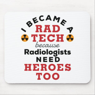 Mousepad Tornei-me um Rad Tech Engraçado Tecnológico Radi