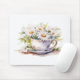 Mousepad Torneiras De Água Na Taça De Café Com Saucer