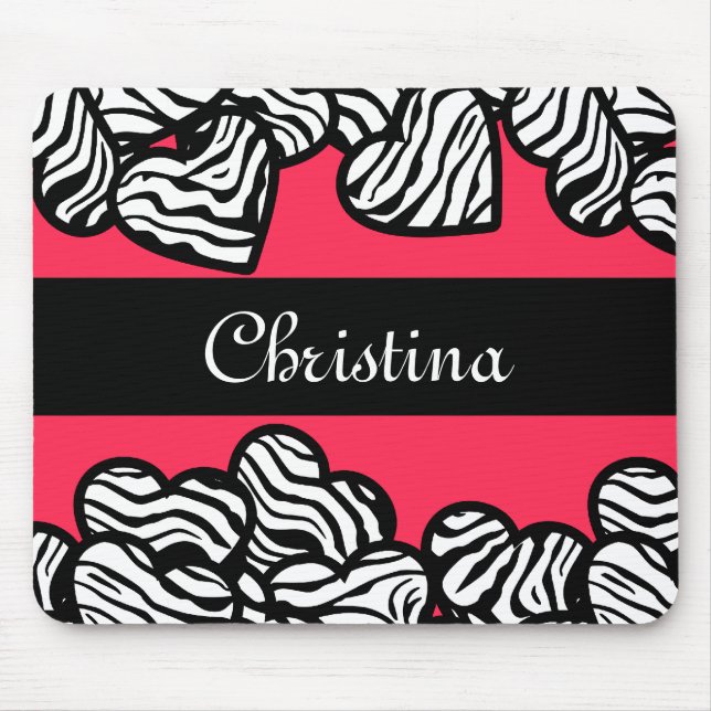 Mousepad Tornozelo de zebra (Frente)