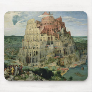 Mousepad Torre de Babel, 1563 (óleo no painel)