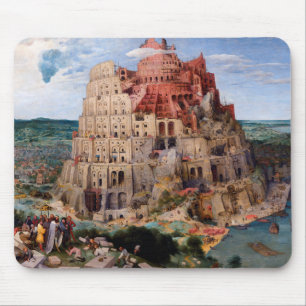 Mousepad Torre de Babel, Pieter Bruegel, o Velho, 1563