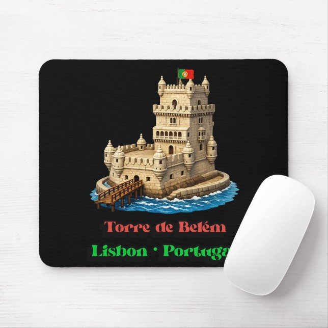 Mousepad Torre De Belem (Com mouse)