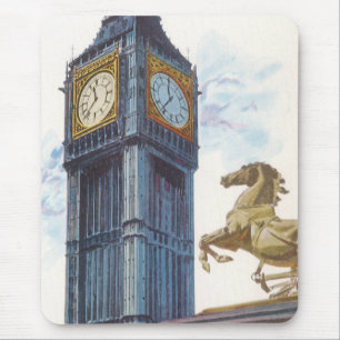 Mousepad Torre do Relógio Big Ben no Palácio de Westminster