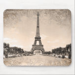 Mousepad Torre Eiffel<br><div class="desc">Cromolitógrafo em Torre Eiffel Vintage a partir da Exposição Universal de Paris de 1900.</div>