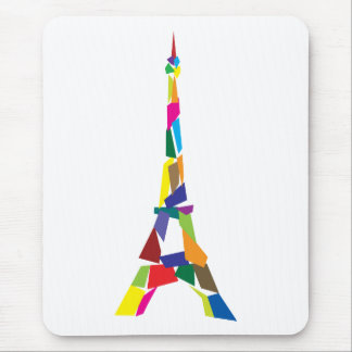 Mousepad Torre Eiffel abstrata, France, Paris