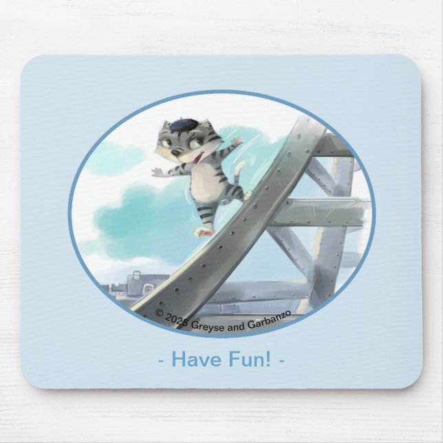 Mousepad Torre Eiffel - Divertido (Frente)