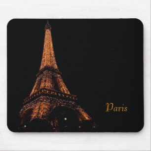 Mousepad torre Eiffel na noite, Paris
